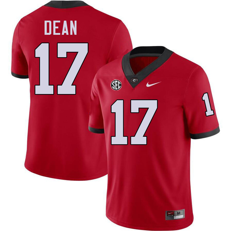 Nakobe Dean Georgia Jersey,University Of Georgia Bulldogs Football Jersey,Uniforms,Gears-Red